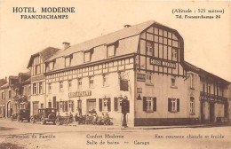 Belgique - FRANCORCHAMPS (Liège) Hôtel Moderne - Pompe à Essence - Autres & Non Classés