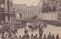 India - King George V's Coronation Procession, June 22nd 1911 - Indian Escort - Publ. Lesco  - India