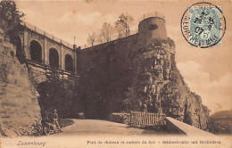 LUXEMBOURG-VILLE - Pont Du Château Et Rochers Du Boc - Ed. O. Schleich  - Luxemburg - Town
