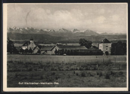 AK Weilheim, Blick Zum Gut Waitzacker  - Weilheim