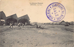 Maroc - KÉNITRA - La Gare - Travail Sur Les Voies - Ed. Schmitt Frères  - Other & Unclassified