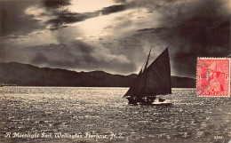 New Zealand - WELLINGTON HARBOUR - A Moonlight Sail - REAL PHOTO - Publ. Tanner Bros.  - Neuseeland