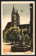 AK Esslingen A. N., Dionysiuskirche  - Esslingen