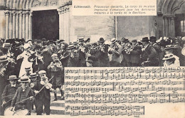 Luxembourg - ECHTERNACH - Procession Dansante - Le Corps De Musique Improvisé D'amateurs Joue Les Dernières Mesures à La - Echternach