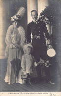 Norway - King Haakon VII, Queen Maud And Crown Prince Olav During Their Visit In France - Photographer Chusseau-Flaviens - Norvège