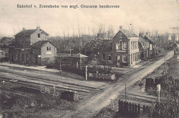België - ZONNEBEKE (W. Vl.) Treinstation Gebombardeerd Door Engelse Granaten - Zonnebeke