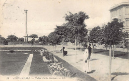 Egypt - ALEXANDRIA - Nibar Pasha Gardens - Publ. Levy L.L. 14 - Alexandrië