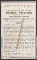 Nieuwenrode, Steenhuffel, 1927, Julianus Verberckt, Daelemans - Images Religieuses
