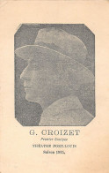 Mauritius - G. Croizet, Premier Comique, Théâtre De Port-Louis, Saison 1925 - Publ. Unis France. - Maurice