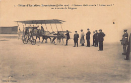 France - BREST (29) Fête D'Aviation Brestoises (Juillet 1912) L'aviateur Galliéni - Ed. A. Quéinnec 5 - Brest