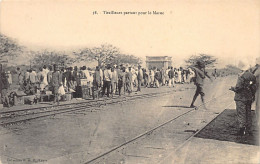 Mali - KAYES - Tirailleurs Sénégalais Partant Pour Le Maroc - Ed. C.F.A.O. 38 - Mali