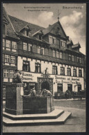 AK Braunschweig, Eulenspiegelbrunnen Und Stegersches Haus  - Braunschweig