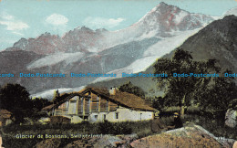 R166155 Glacier De Bossons. Switzerland. Fine Art Post Cards. Shureys Publicatio - World