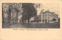 Genève - Champel Hôtel Beau Séjour Construite En 1907 - Genève