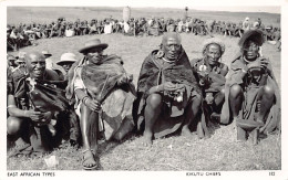 Kenya - East African Types - Kikuyu Chiefs, Seated - Publ. S. Skulina - Pegas Studio - Africa In Pictures 112 - Kenia