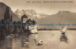 R166158 4143 Lac Leman. Chateau De Chillon Et Dents Du Midi. XXIX Jaeger - World