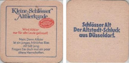 5001825 Bierdeckel Quadratisch - Schlösser Altbierkunde Nur Für Alte - Beer Mats