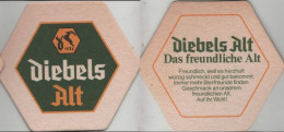 5006661 Bierdeckel 6-eckig - Diebels - Beer Mats