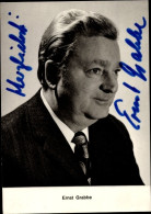 CPA Schauspieler Ernst Grabbe, Portrait, Autogramm - Acteurs