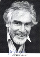CPA Schauspieler Jürgen Goslar, Portrait, Autogramm - Acteurs