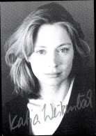 CPA Schauspielerin Katja Weitzenböck, Portrait, Autogramm - Actors