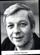 CPA Schauspieler Norbert Gescher, Portrait, Autogramm - Actors