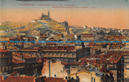 R166204 Marseille. Panorama Vu A Vol DOiseau. Panorama Birds Eye View. LL. Levy - World
