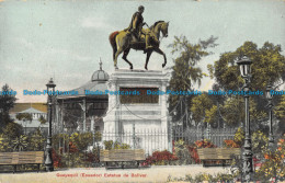 R166610 Guayaquil. Ecuador. Estatua De Bolivar. A 07628. Marin And Martinez Y Fo - World