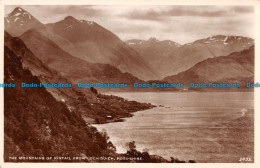 R165601 The Mountains Of Kintail From Loch Duich. Ross Shire. White. Best Of All - World