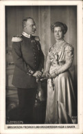 CPA Grand-duc Friedrich II. Von Baden, Grande-Duchesse Hilda, Portrait, NPG 4052 - Royal Families