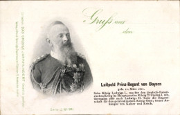 CPA Prinzregent Luitpold Von Bayern, Portrait In Uniform, Orden, Das Große Jahrhundert - Familles Royales