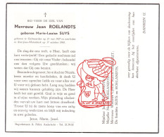 DP Marie Louise Suys ° Galmaarden 1927 † Sint-Jans Molenbeek 1960 X Jean Roelandts // Thiebaut - Images Religieuses
