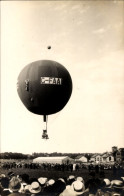 CPA Genf, Course Gordon Bennett 1922, Flugplatz, Ballon G-FAAI, Zuschauer - Sonstige & Ohne Zuordnung