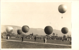 CPA Genf, Gordon Bennett Wettfliegen 1922, Flugplatz, Ballons, Zuschauer - Other & Unclassified