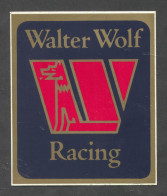 Walter Wolf  Formula 1 Racing Grand Prix,  Sticker Autocollant - Adesivi