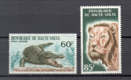 HAUTE VOLTA  PA  N° 25 + 26    NEUFS SANS CHARNIERE  COTE  8.50€    ANIMAUX FAUNE - Upper Volta (1958-1984)