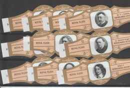 Reeks 1894  History    1-10 , 10 Stuks Compleet   , Sigarenbanden Vitolas , Etiquette - Cigar Bands