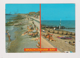 ENGLAND - Bracklesham Bay Dual View Used Postcard - Other & Unclassified