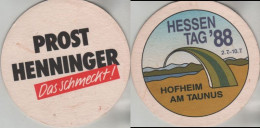 5006114 Bierdeckel Rund - Henninger - Beer Mats
