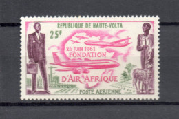 HAUTE VOLTA  PA  N° 4     NEUF SANS CHARNIERE  COTE  1.00€   AIR AFRIQUE AVION - Haute-Volta (1958-1984)