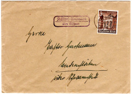 DR 1941, Landpost Stpl. KÄSTORF-ANSTALTEN über Gifhorn Klar Auf Brief M. 3 Pf. - Covers & Documents