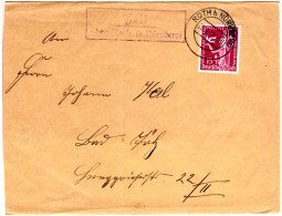 DR 1936, Landpost Stpl. ZELL über Roth (b. Nürnberg) Auf Brief M. 15 Pf. - Cartas & Documentos