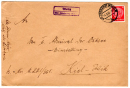DR 1937, Landpost Stpl. NIEBY über Süderbarup Auf Brief M. 12 Pf. - Brieven En Documenten