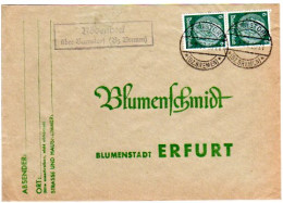 DR 1937, Landpost Stpl. RÖDENBECK über Barnstorf Bz. Bremen Auf Brief M. 2x6 Pf. - Lettres & Documents