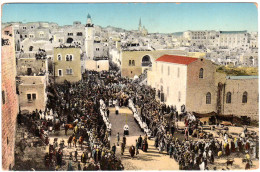 Palestina, Bethlehem, Weihnachtstag M. Prozession, Ungebr. Farb-AK - World