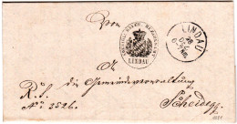 Bayern 1881, K1 Lindau U. Bezirksamtsstpl Auf Regierungssache Brief N. Scheidegg - Briefe U. Dokumente
