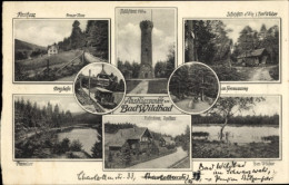 CPA Bad Wildbad Im Schwarzwald, Bergbahn, Forsthaus, Jagdhaus, Turm - Autres & Non Classés