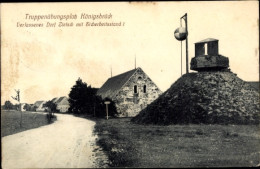 CPA Königsbrück In Der Oberlausitz, Truppenübungsplatz, Verlassenes Dorf Zietsch, Sicherheitsstand I - Autres & Non Classés