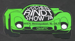 JOCHEN RINDT OAMTC Show  Austria  Formula 1 Lotus  Racing Grand Prix, Sticker Autocollant - Autocollants