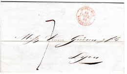 Italien Neapel 1846, Schiffsbrief V. Napoli N. Frankreich  - Non Classés